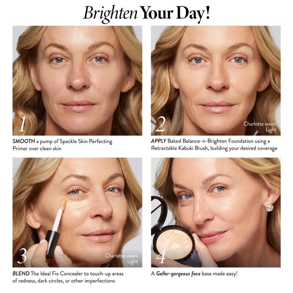 {Laura Geller} Baked Balance-n-Brighten Color Correcting Foundation, Shade:Light - Picture 4 of 9